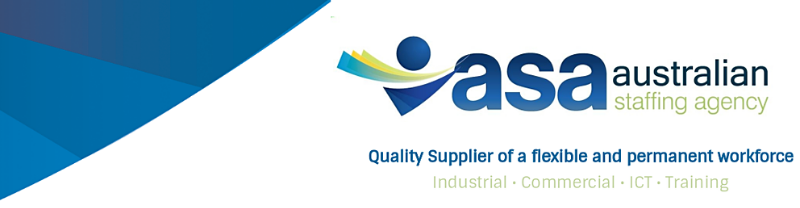 ASA - Australian Staffing Agency banner
